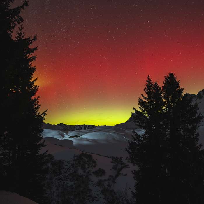 Polarlichter_Gaisbuehel@Johannes-Muxel